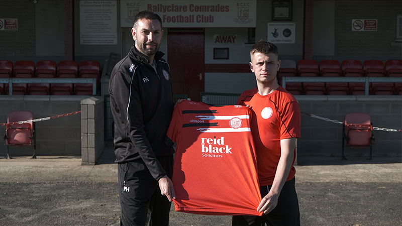 Ballyclare Comrades sign Josh McGreevy
