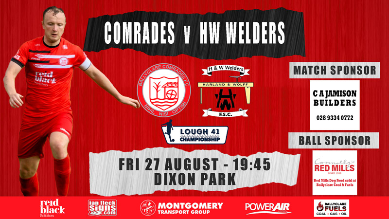 Pre-Match Guide | Harland & Wolff Welders 27/08/21