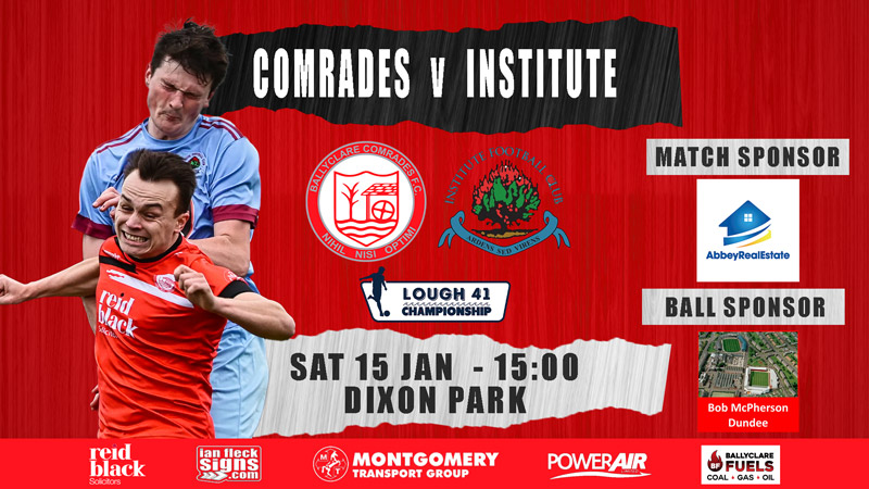 Pre-Match Guide | Institute 15/01/22